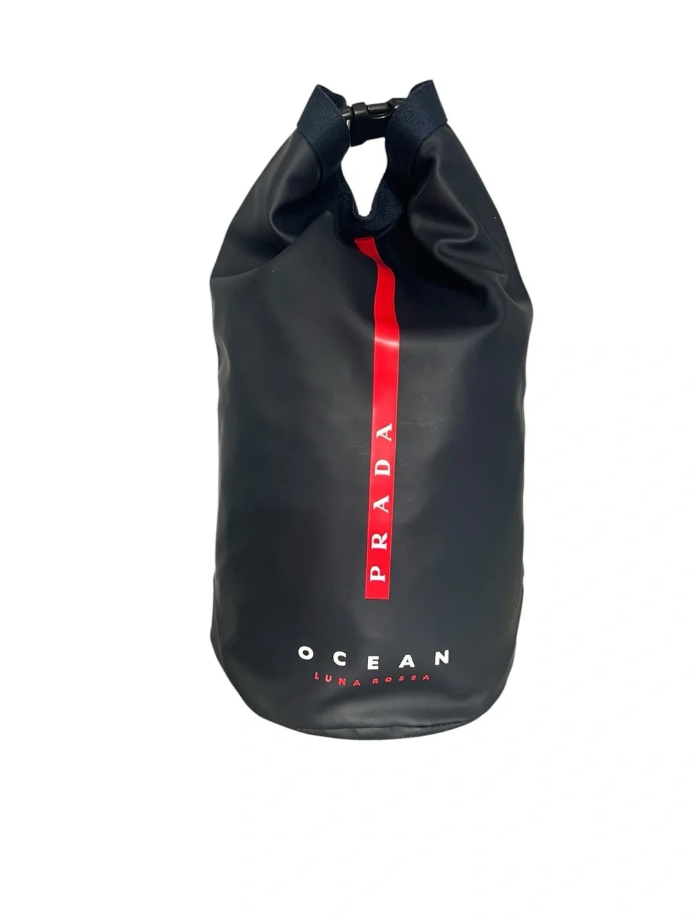 Prada Luna perfum backpack Bag with Red Stripe